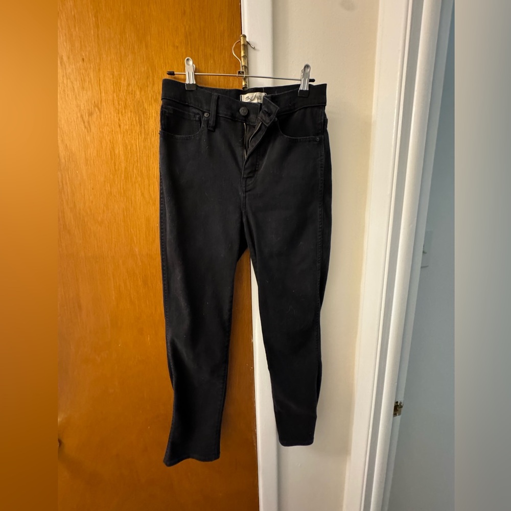Black Madewell Stovepipe Denim